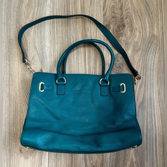 Michael Kors Large Hamilton Satchel
Bag Emerald Green EUC - Picture 4 of 9